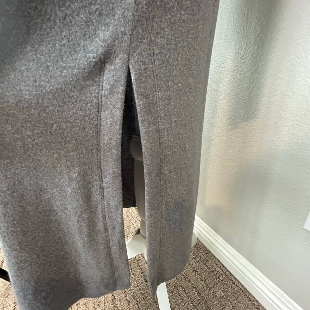 Daily practice Anthropologie Arabella Gray Drapey Midi Dress size S - Picture 6 of 11